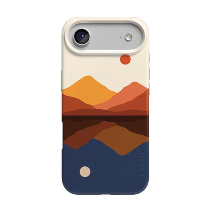 Opposites Attract | Day & Night Colorblock Mountains Case