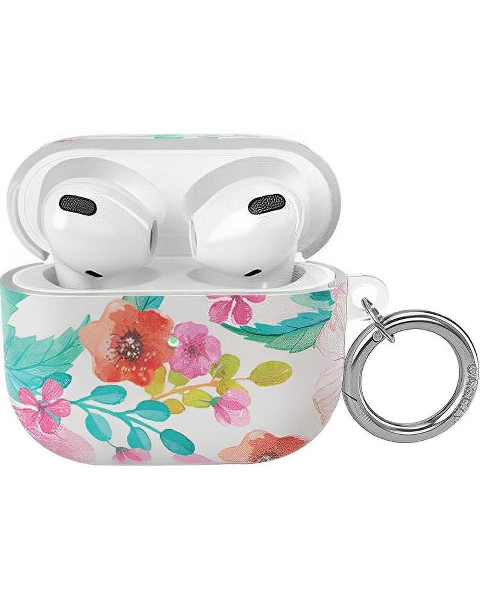 Out and About | Light Pink Floral AirPods Case