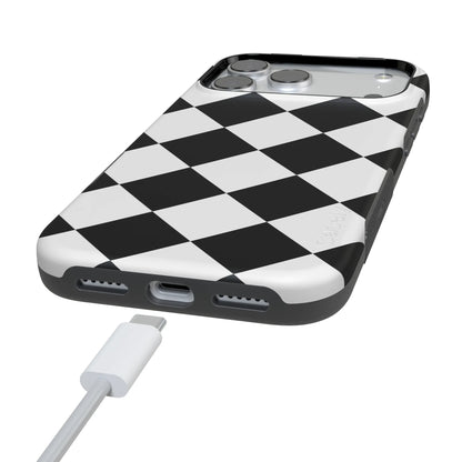 Black Checkerboard | High Contrast Design Case
