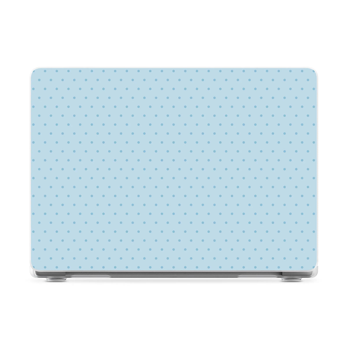 On the Dot | Blue Monochrome Polka Dot Laptop Shell