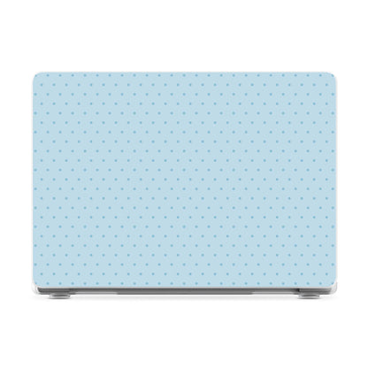 On the Dot | Blue Monochrome Polka Dot Laptop Shell