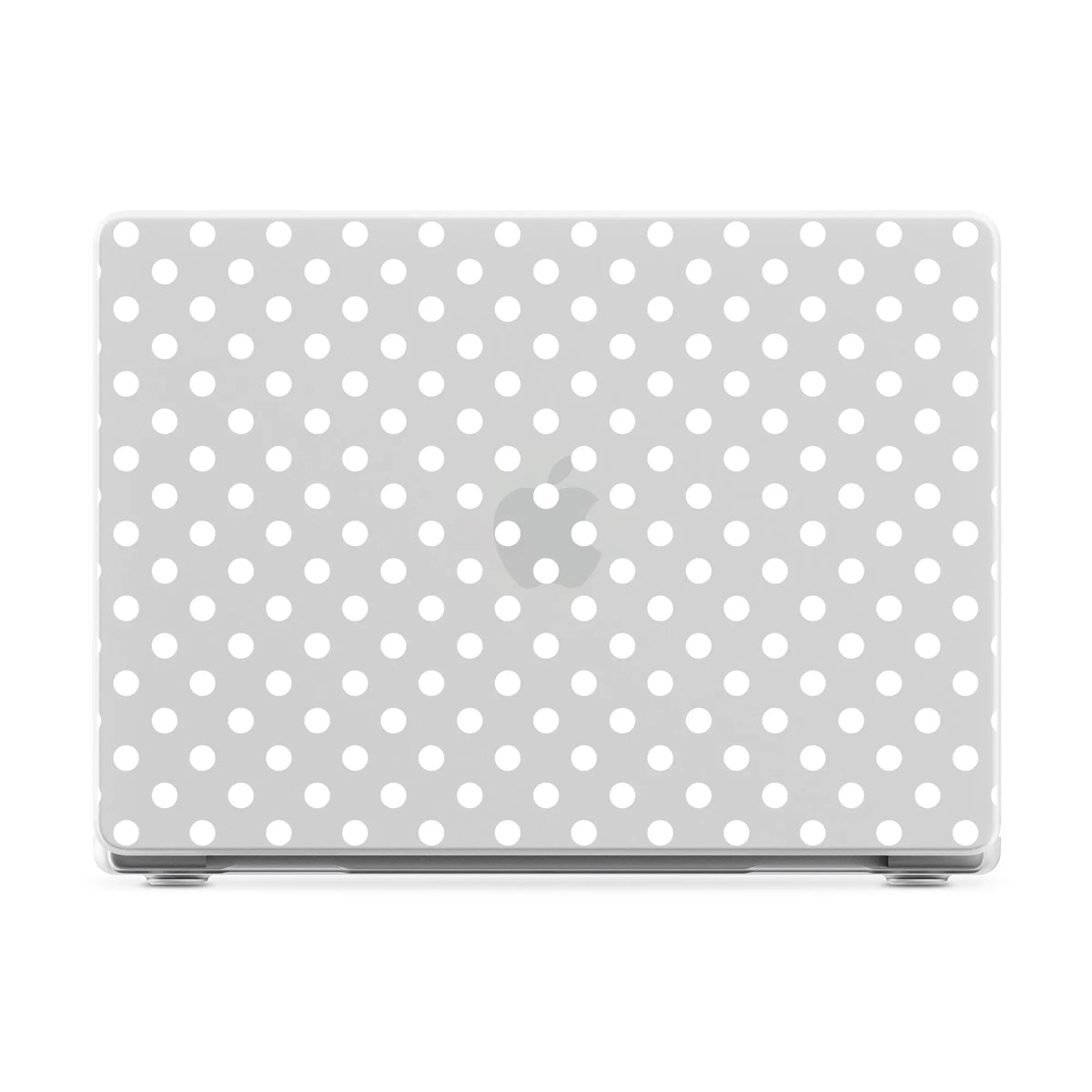 Spotted in SoHo | White Polka Dot Laptop Shell
