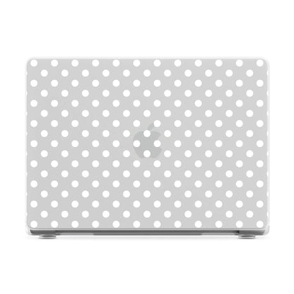 Spotted in SoHo | White Polka Dot Laptop Shell
