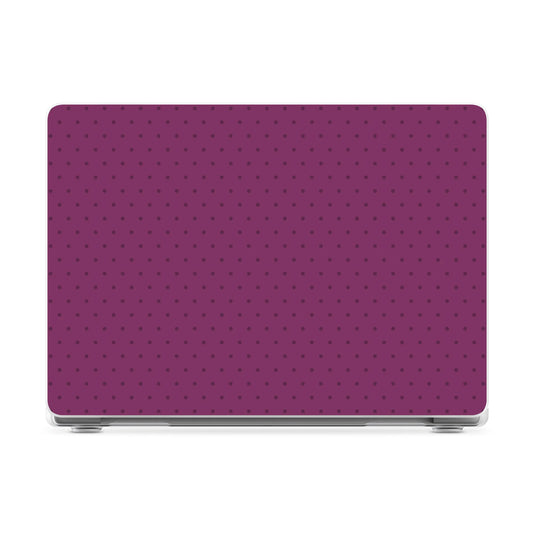 On the Dot | Plum Polka Dot Laptop Shell