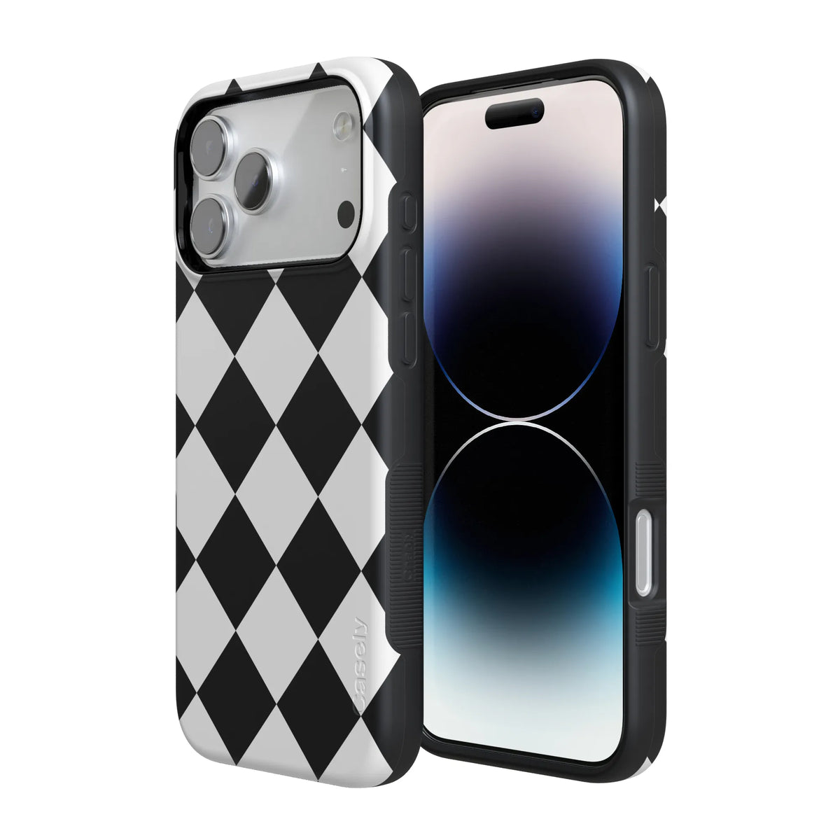 Black Checkerboard | High Contrast Design Case