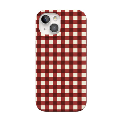 Checked Twice | Red Plaid Case