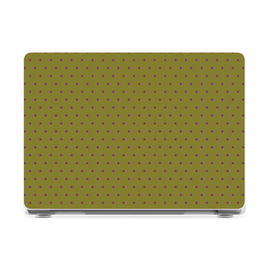 On the Dot | Moss & Plum Dots Laptop Shell