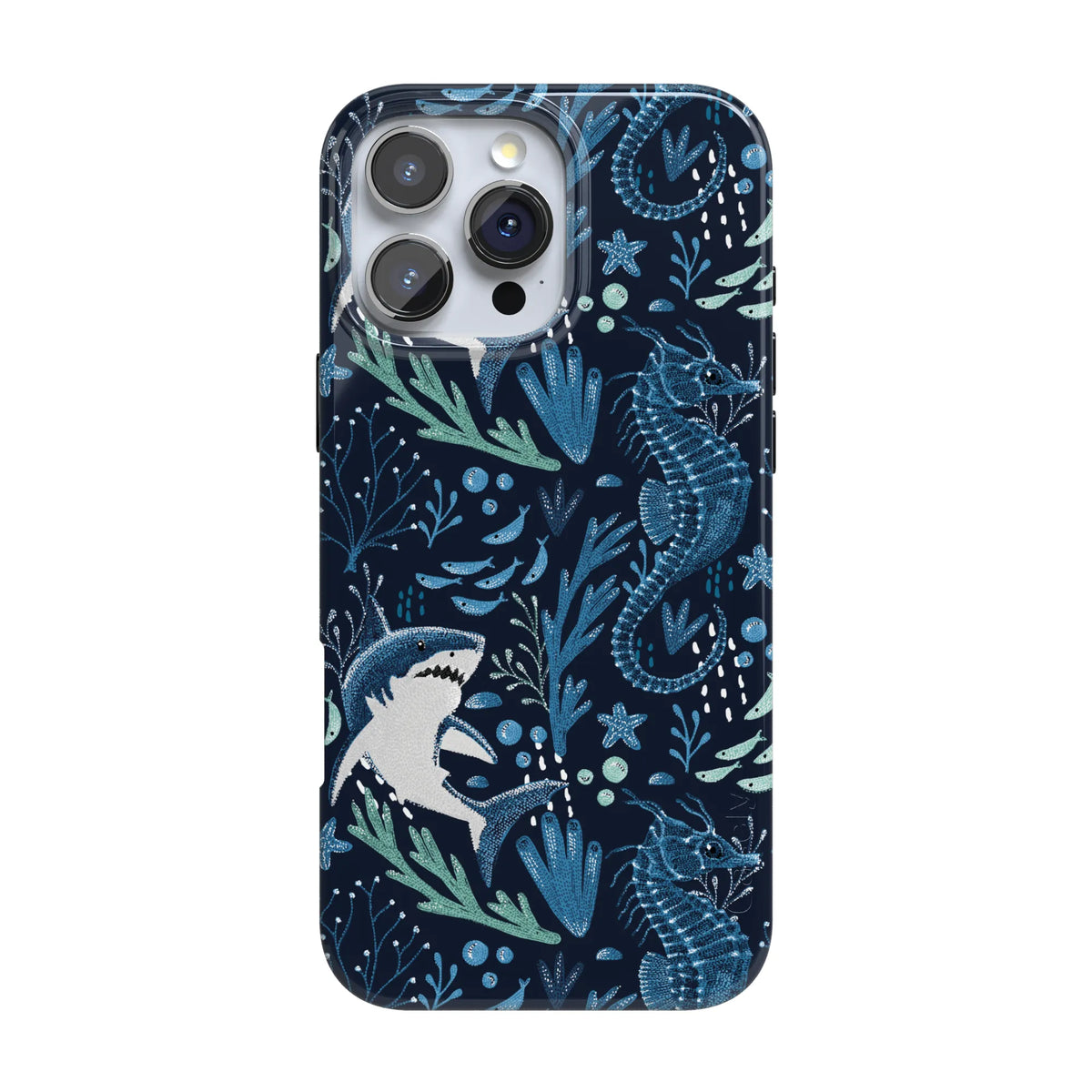 Midnight Reef | Shark Print Case