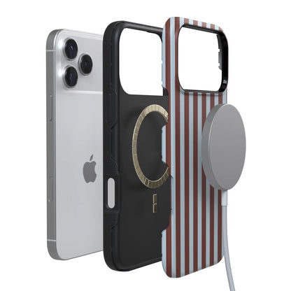 Sunday in Brooklyn | Blue Stripes Case