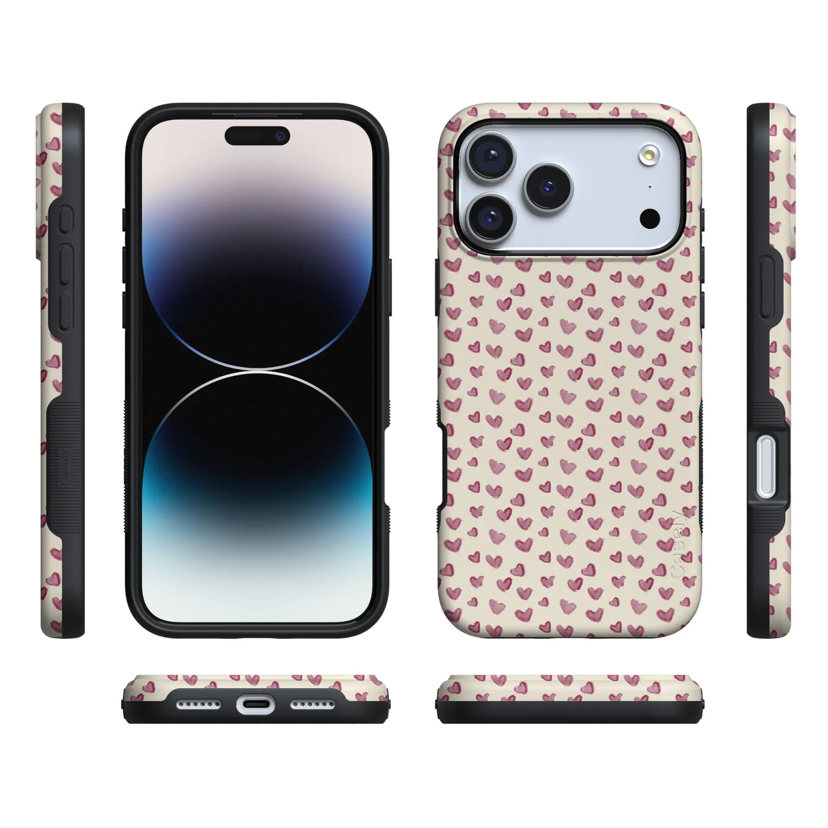 Lovebug | Mauve Hearts Case