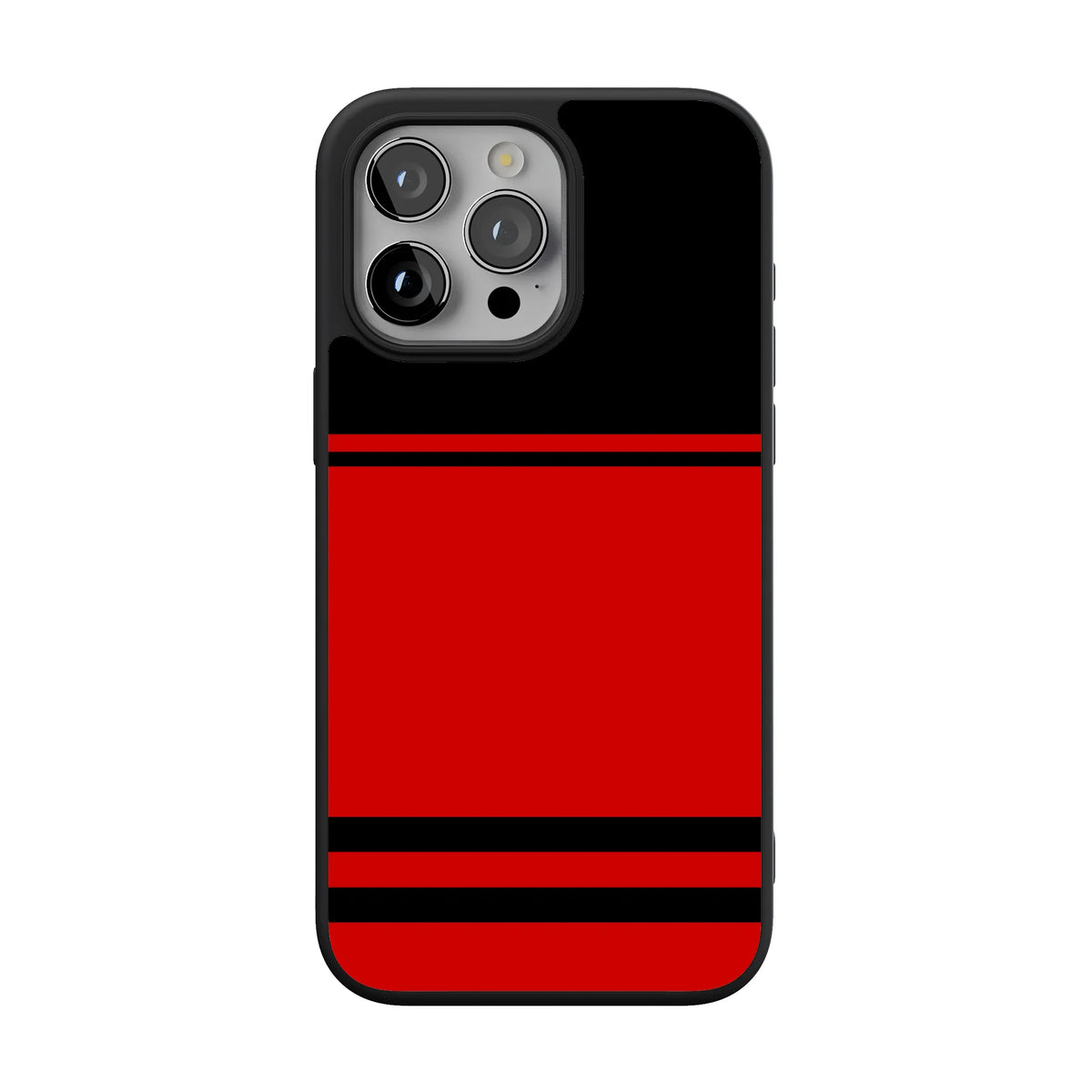 Storm Warning | Black & Red Stripes Case