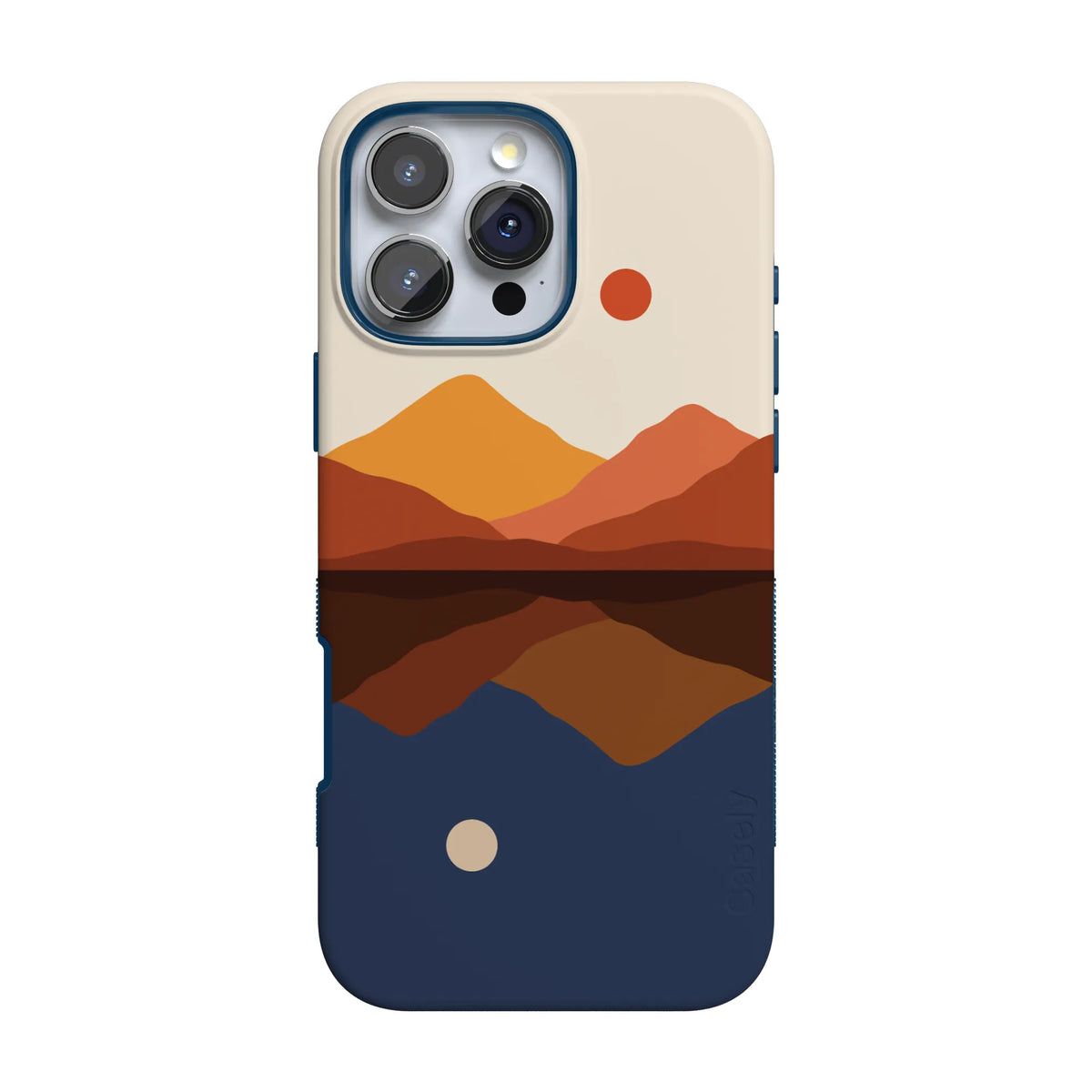 Opposites Attract | Day & Night Colorblock Mountains Case