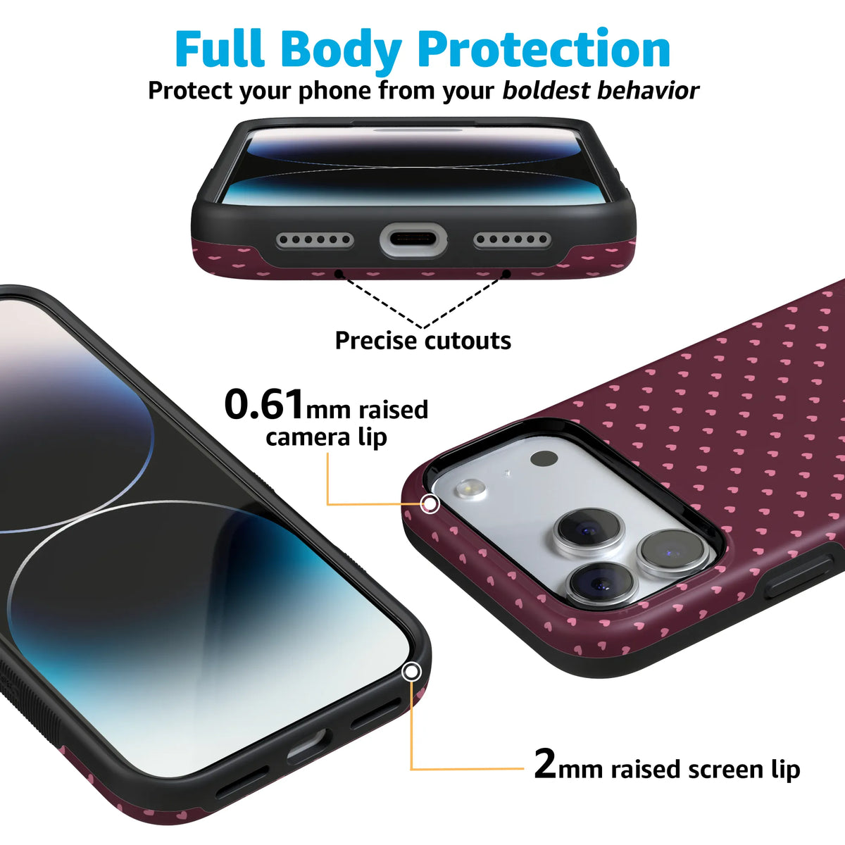 Heart Noir | Tiny Hearts Case