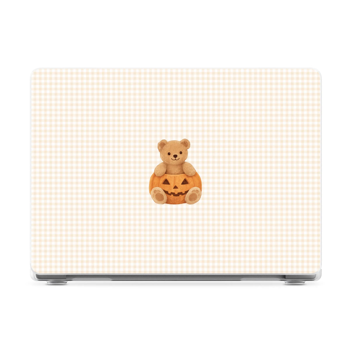 Teddy Boo | Gingham Bear Laptop Shell