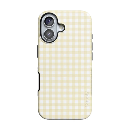 Pastel Picnic | Yellow Gingham Case