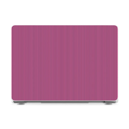 Stripes and the City | Pink & Purple Pinstripe Laptop Shell