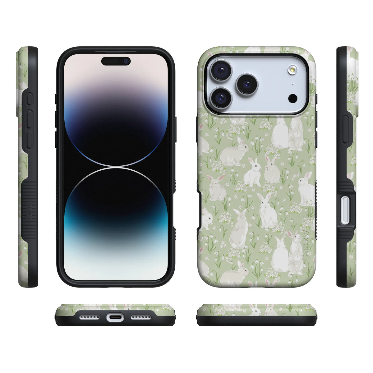 Hop to it | Green Bunny Case
