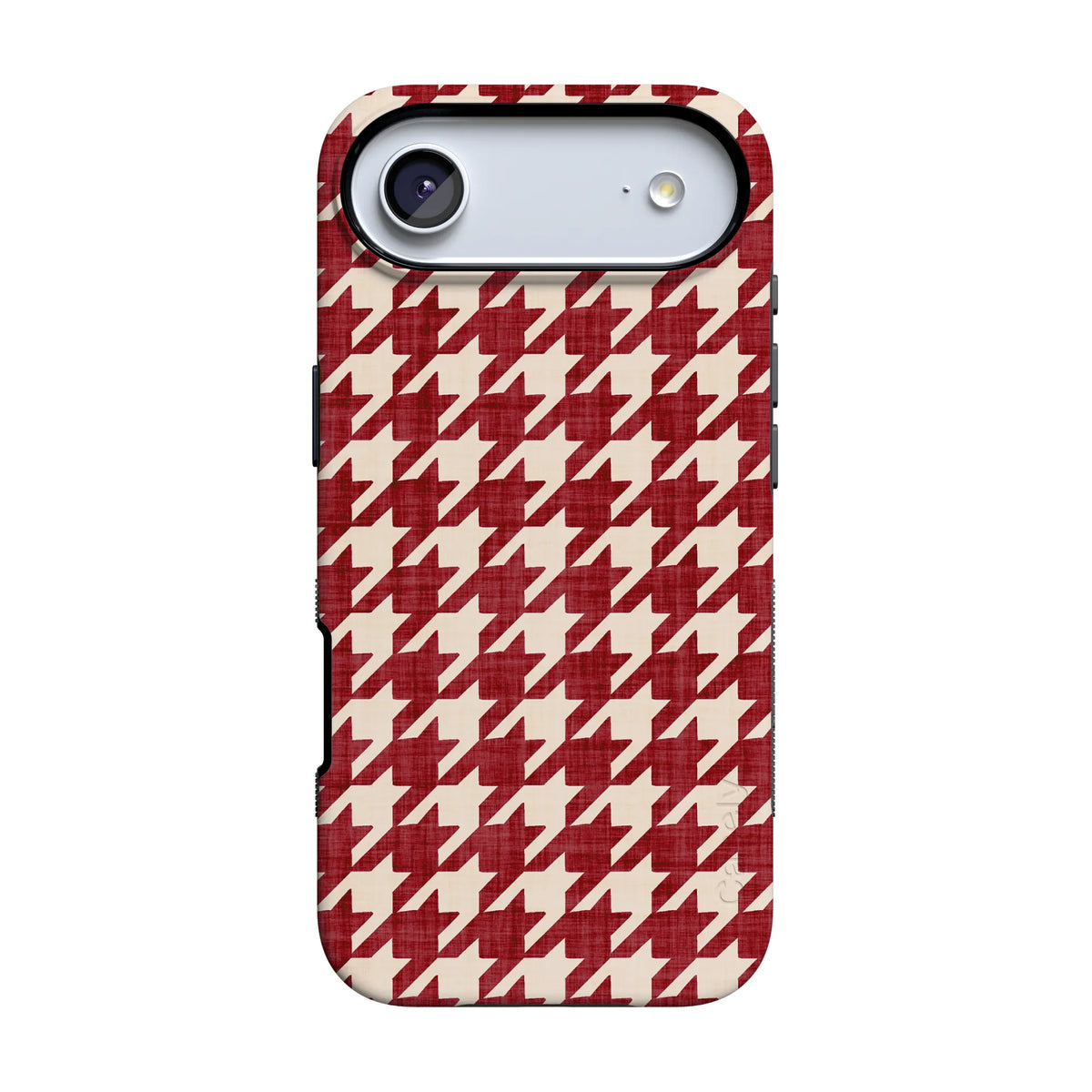 Scarlet Stitch | Red Houndstooth Case