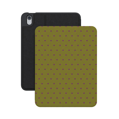 On the Dot | Moss & Plum Dots iPad Case