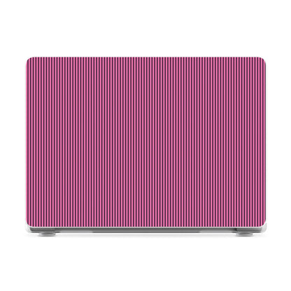 Stripes and the City | Pink & Purple Pinstripe Laptop Shell