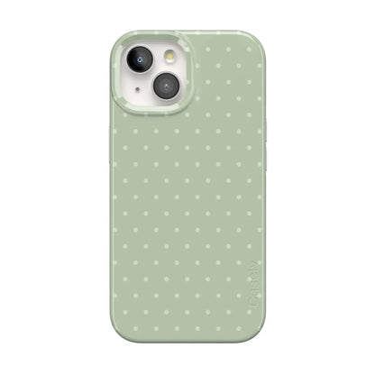 On the Dot | Green Polka Dot Case