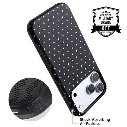 On the Dot | White Polka Dot Case