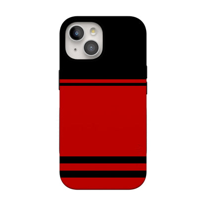 Storm Warning | Black & Red Stripes Case