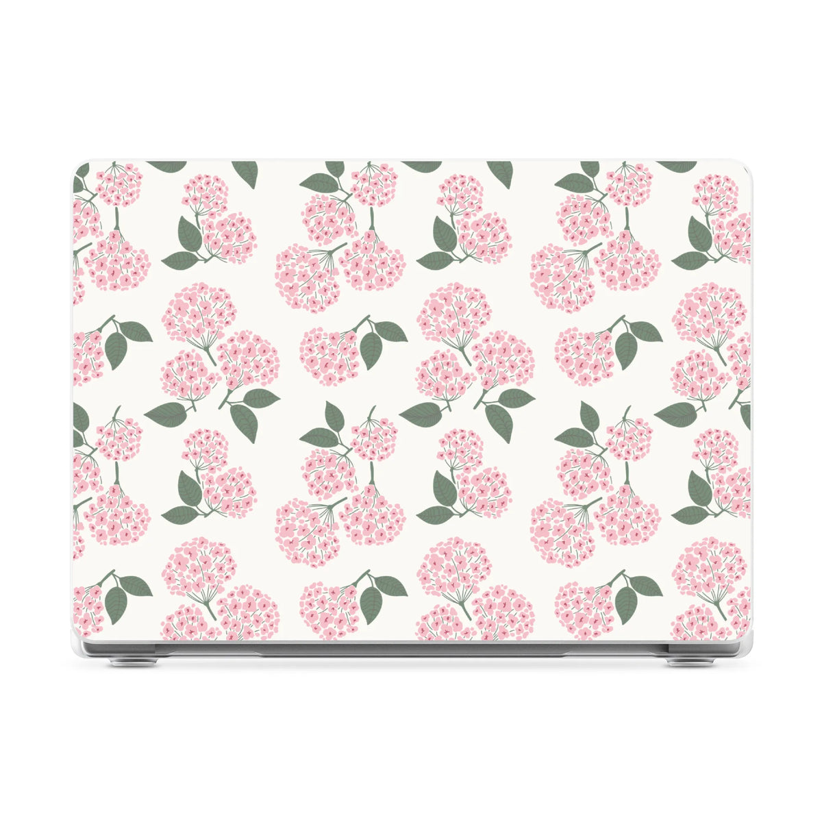 Nantucket Cottage | Pink Hydrangea Laptop Shell