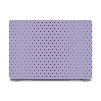 On the Dot | Purple & Plum Polka Dot Laptop Shell