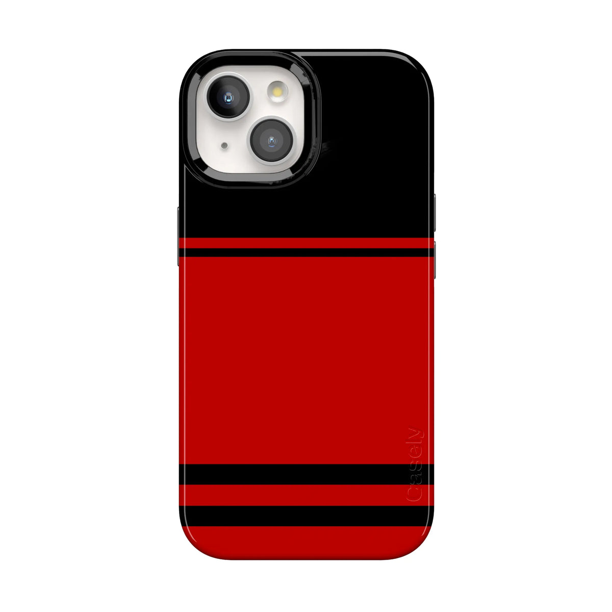 Storm Warning | Black & Red Stripes Case