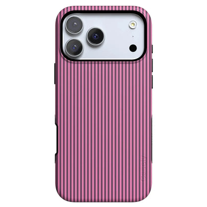 Stripes and the City | Pink & Purple Pinstripe Case
