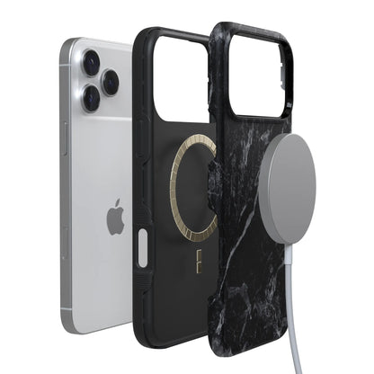 Black Pearl | Classic Black Marble Case