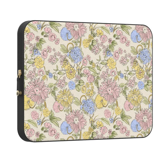 Prairie Blooms | Pastel Floral Laptop Case