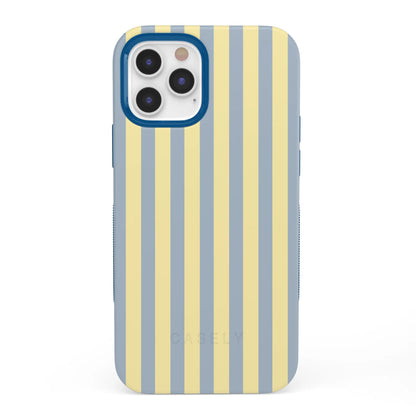 Coastline Stripes | Blue & Yellow Case