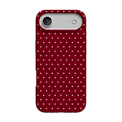 On the Dot | Maroon Polka Dot Case