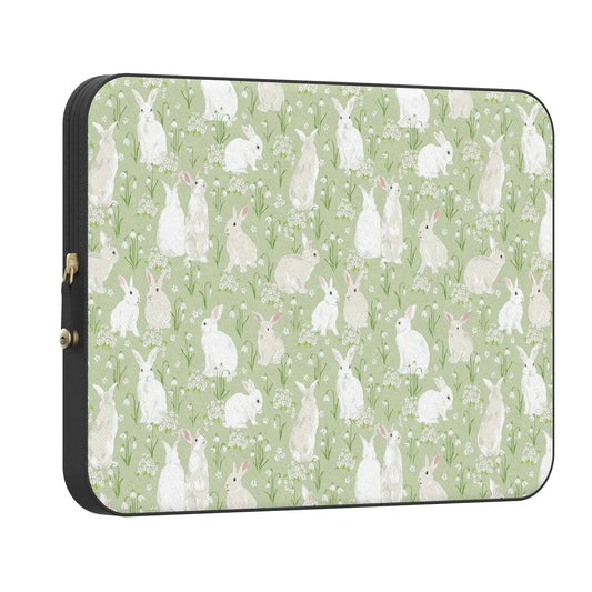 Hop to it | Green Bunny Laptop Case