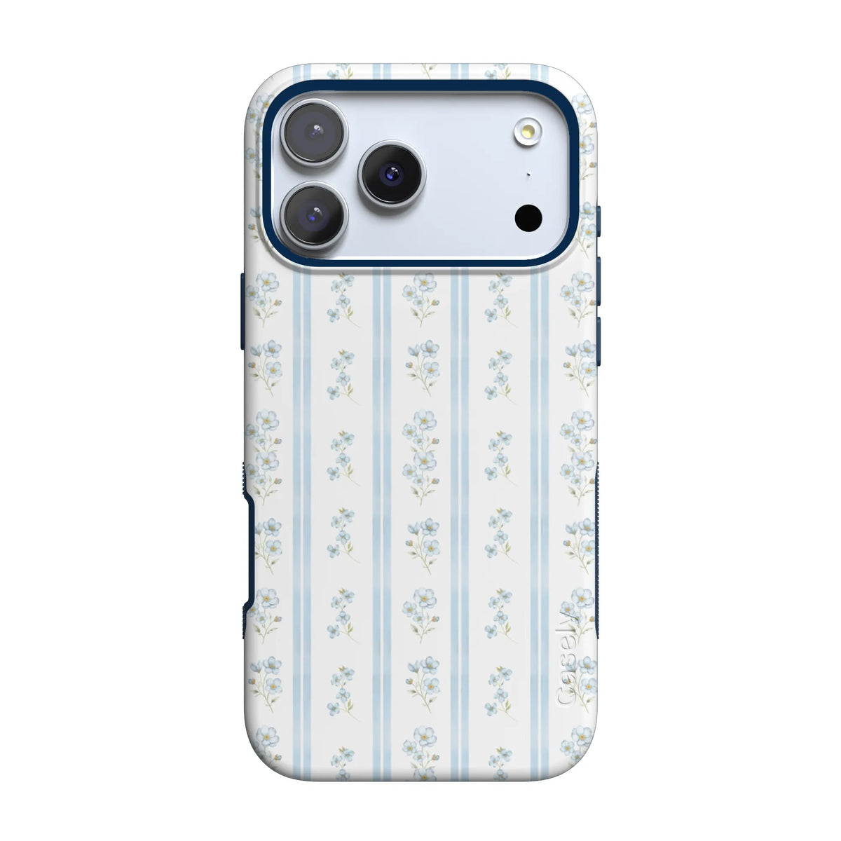 Cottage Stripe | Blue Floral Case