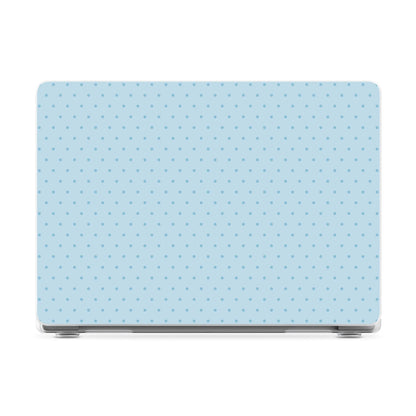 On the Dot | Blue Monochrome Polka Dot Laptop Shell