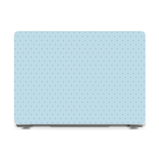 On the Dot | Blue Monochrome Polka Dot Laptop Shell