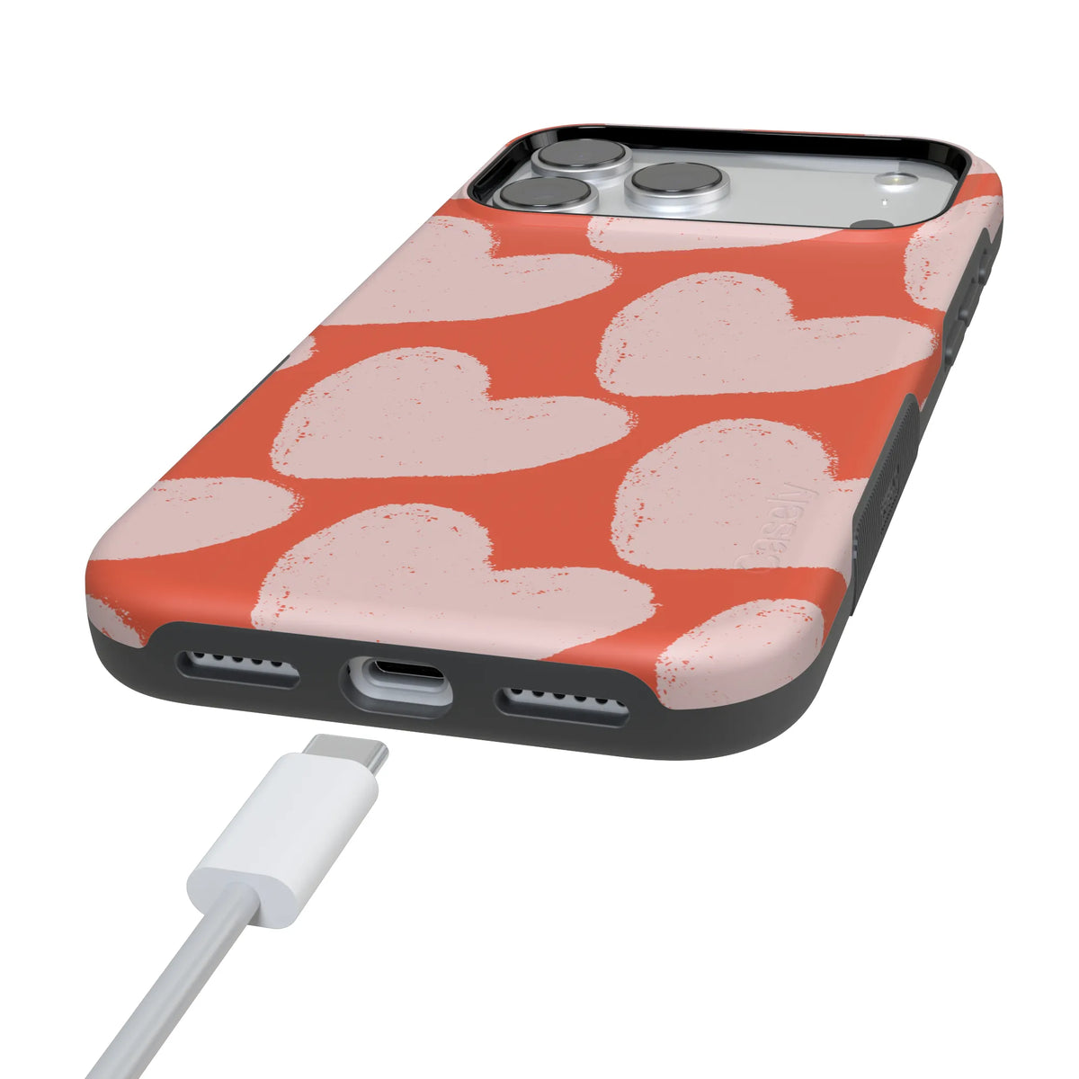 Love You More | Heart Doodle Case