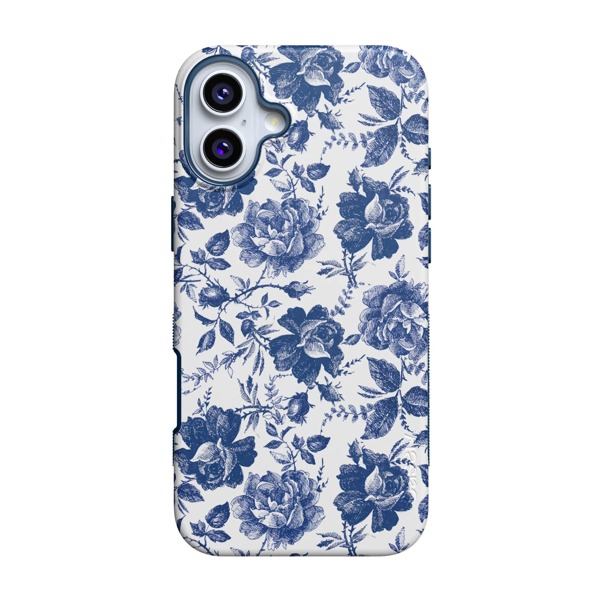 Rose to Fame | Blue & White Rose Floral Case