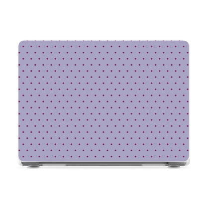 On the Dot | Purple & Plum Polka Dot Laptop Shell