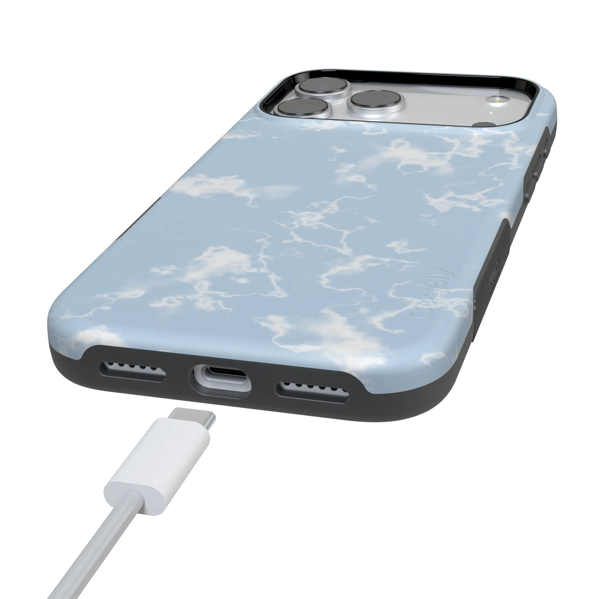 Light Blue Skies | Marble Clouds Case