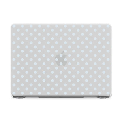 Spotted in SoHo | Light Blue Clear Polka Dot Laptop Shell