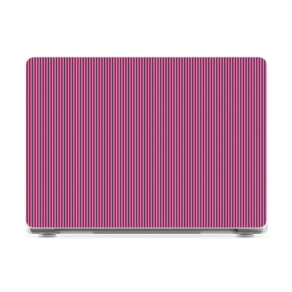 Stripes and the City | Pink & Purple Pinstripe Laptop Shell