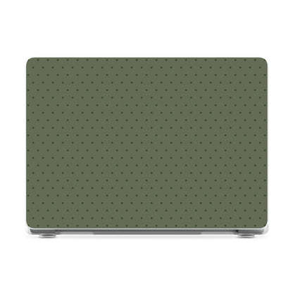 On the Dot | Olive Green Polka Dot Laptop Shell