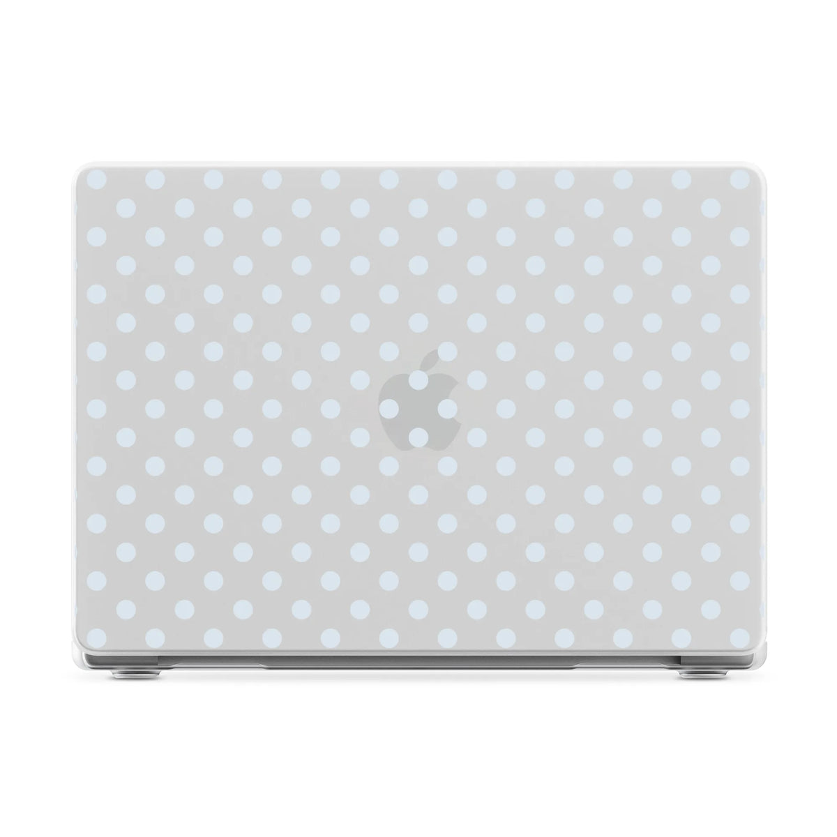 Spotted in SoHo | Light Blue Clear Polka Dot Laptop Shell