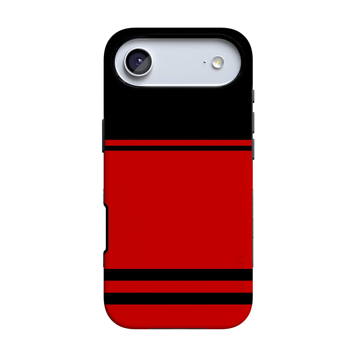Storm Warning | Black & Red Stripes Case