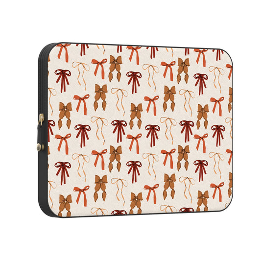 Fall Girlie | Pumpkin Spice Bows Laptop Case