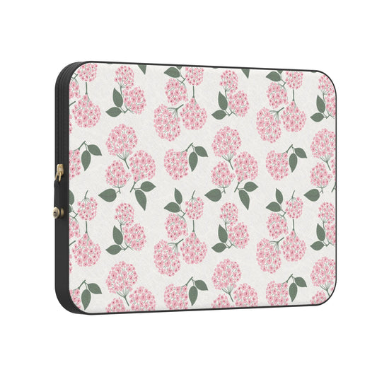 Nantucket Cottage | Pink Hydrangea Laptop Case